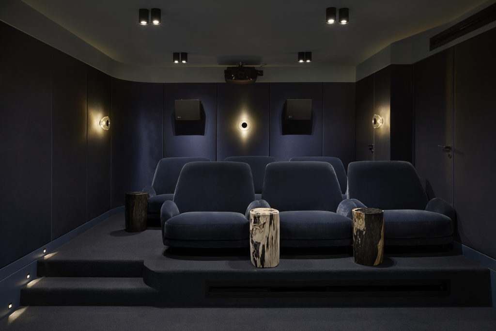 Cinema at No 5 by Design Hause Liberty at Upper Riverside, Greenwich Peninsula
